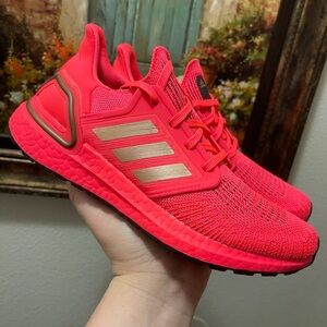 adidas Ultra Boost 20 Signal Pink sneakers